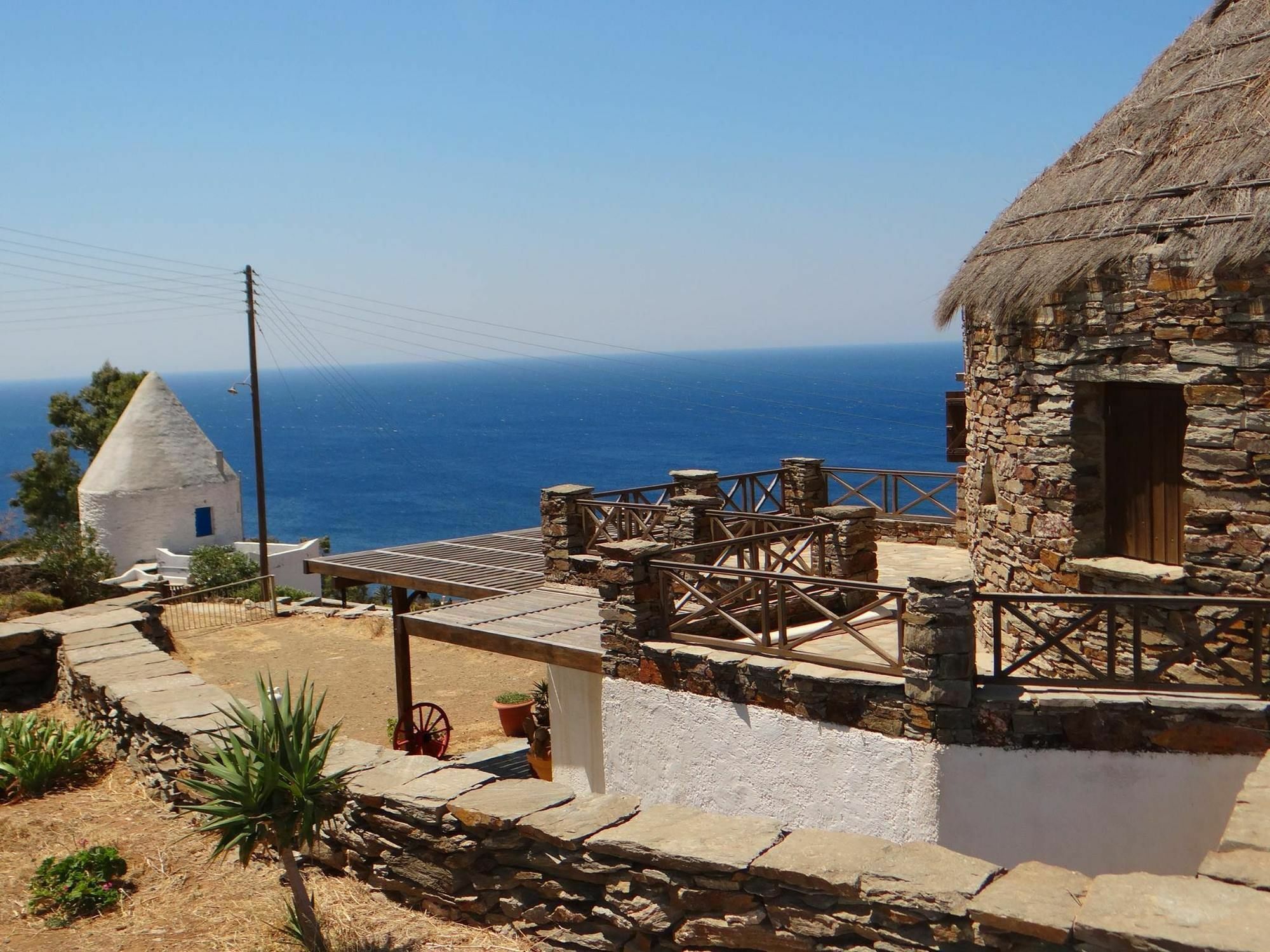 The Stone Windmill Villa Koundouros Buitenkant foto